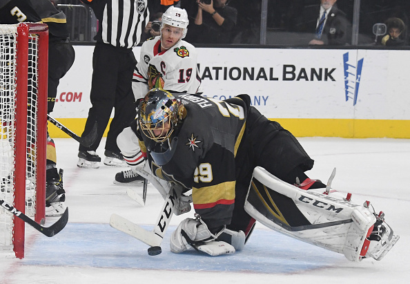 Chicago Blackhawks v Vegas Golden Knights