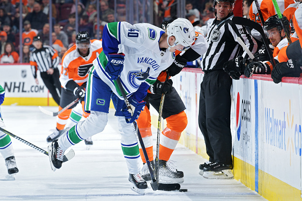 Vancouver Canucks v Philadelphia Flyers