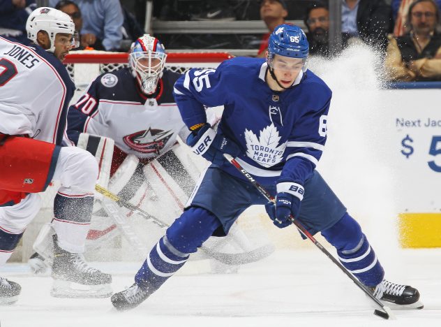 Columbus Blue Jackets v Toronto Maple Leafs