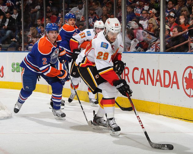 Calgary Flames v Edmonton Oilers