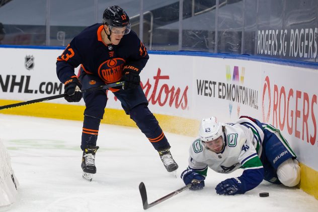 Vancouver Canucks v Edmonton Oilers