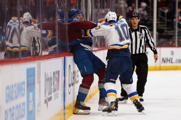 St Louis Blues v Colorado Avalanche – Game One