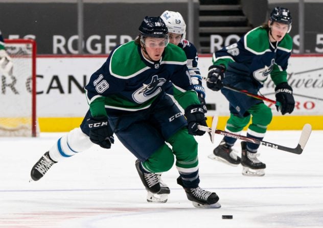 Winnipeg Jets v Vancouver Canucks