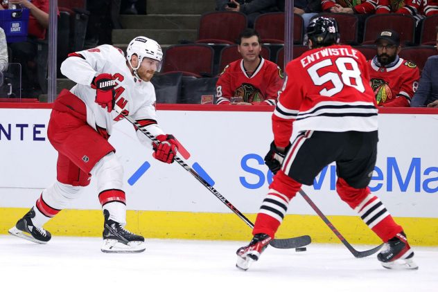 Carolina Hurricanes v Chicago Blackhawks