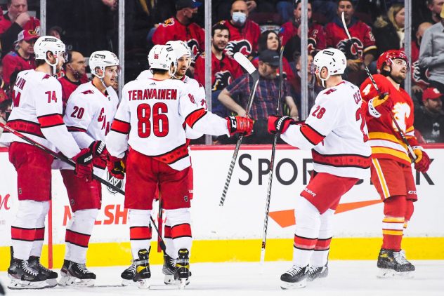 Carolina Hurricanes v Calgary Flames