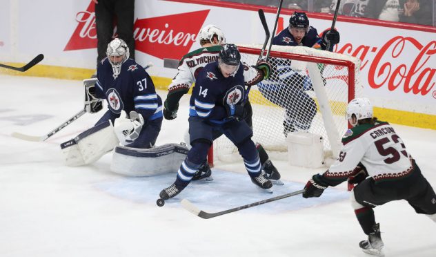 Arizona Coyotes v Winnipeg Jets