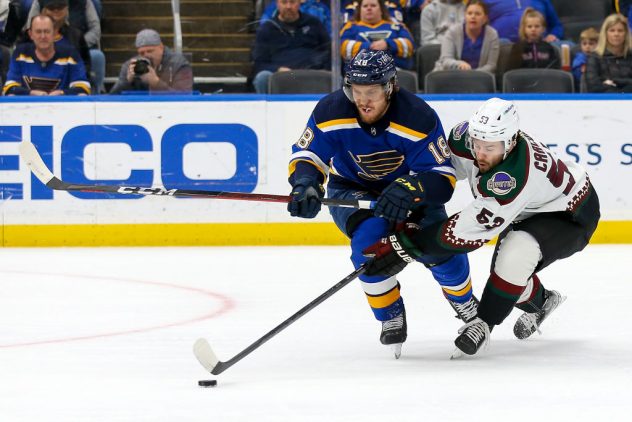 Arizona Coyotes v St Louis Blues