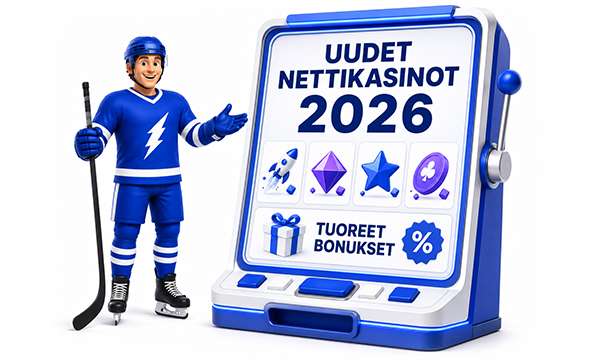 Uuden nettikasinon pelivalikoima ja tervetulobonus vuonna 2026