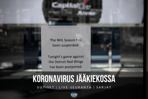 COVID-19 jääkiekossa, NHL, Liiga, MM-kisat